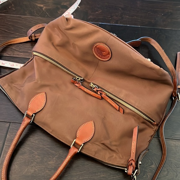 Dooney & Bourke brown canvas bag EUC - Picture 9 of 16